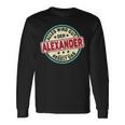 Name Alexander Alles Wird Gut Der Alexander Regelt Das Langarmshirts Geschenkideen