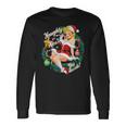 Naughty Or Nice Du Entscheide Pinup Langarmshirts Geschenkideen