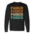 Parker Nachname Familientreffen Nachname Personalisiert Langarmshirts Geschenkideen