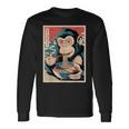 Ramen Japanese Kawaii Monkey Graphic Anime Long Sleeve T-Shirt Gifts ideas