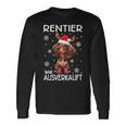 Reindeer Was Out Sold Dachshund Christmas Langarmshirts Geschenkideen