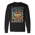 Retro Lainey First Name Personalized Western Cowgirl Long Sleeve T-Shirt Gifts ideas