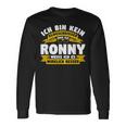 Ronny Ich Bin Kein Klugscheisser Langarmshirts Geschenkideen