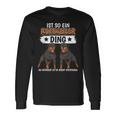 Rottie Sachen Ist So Ein Rottweiler Ding Rottweiler Langarmshirts Geschenkideen