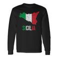 Sicilia Bella Italia Sicily Langarmshirts Geschenkideen