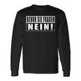 Before Sie Fragen Nein Slogan S Langarmshirts Geschenkideen