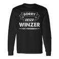 Sorry Dieser Winzer Istgeben Langarmshirts Geschenkideen