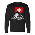 Switzerland Matterhorn Switzerland Alps Langarmshirts Geschenkideen