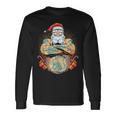 Tattoo Santa Biker Santa Claus Christmas Beer Belly Xmas Tank Top Long Sleeve T-Shirt Gifts ideas