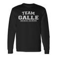 Team Galle Stolze Familie Nachname Geschenk Langarmshirts Geschenkideen