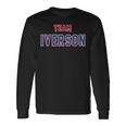 Team Iverson Last Name Proud Family Last Name Langarmshirts Geschenkideen