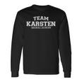 Team Karsten Proud Family Last Name Langarmshirts Geschenkideen