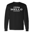 Team Mello Stolzer Familienname Nachname Geschenk Langarmshirts Geschenkideen