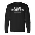 Team Snipes Stolzer Familiennachname Nachname Geschenk Langarmshirts Geschenkideen