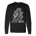 Werewolf Rocker Rockt Die Bühne Mit Seiner Gitarre Langarmshirts Geschenkideen