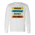 Freeman Retro Freeman Nachname Freeman Raglan Langarmshirts Geschenkideen