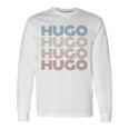 Hugo First Name I Prideintage I Hugo Name Langarmshirts Geschenkideen