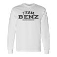 Team Benz Proud Family Name Last Name Gray Langarmshirts Geschenkideen