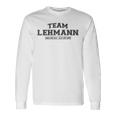 Team Lehmann Proud Family Last Name Gray Langarmshirts Geschenkideen