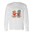 Twinning With My Bestie Christmas Gingerbread Best Friend Long Sleeve T-Shirt Gifts ideas