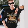 Champignon Ma Technique De Récolte De Champignons Cèpes T-shirt à manches longues Cadeaux pour lui