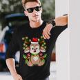 Christmas Cute Reindeer Christmas Langarmshirts Geschenke für Ihn