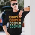 Cooper Nachname Familientreffen Nachname Personalisiert Langarmshirts Geschenke für Ihn