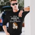 Damen Ist So Ein Meerschweinchen Ding Lustiger Spruch Meerschwein Mit-Ausschnitt Langarmshirts Geschenke für Ihn