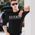 Damen Wissenschaft Weil Es Nicht In Ordnung Ist Dinge Zu Erfinden Mit-Ausschnitt Langarmshirts Geschenke für Ihn