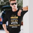 Der Will Nur Forklift Driving Forklift Driver Forklift Langarmshirts Geschenke für Ihn