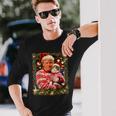 Trump Christmas Sweater For Cat Lovers Long Sleeve T-Shirt Gifts for Him
