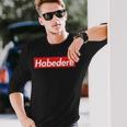 Habedere Red Box Logo Habe Die Ehre Bavarian Langarmshirts Geschenke für Ihn