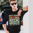 Jörg Name Saying Gott Schuf Jörg Langarmshirts Geschenke für Ihn