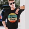 Klaus First Name Langarmshirts Geschenke für Ihn