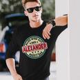 Name Alexander Alles Wird Gut Der Alexander Regelt Das Langarmshirts Geschenke für Ihn