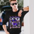 Retro Lamar Jackson Vintage Lover Graphic 90S Long Sleeve T-Shirt Gifts for Him