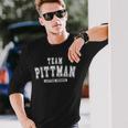 Team Pittman Lifetime Member Family Last Name Langarmshirts Geschenke für Ihn