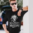 Wolfgang Amadeus Mozart Portrait Salzburg Operaienna Classic Langarmshirts Geschenke für Ihn