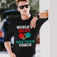 World Best Table Tennis Trainer Langarmshirts Geschenke für Ihn