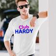 Club Hardy Family Reunion Squad First Name Last Name Langarmshirts Geschenke für Ihn