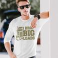 Truck Trucker Driver Big Rig Semi-Trailer Dad Long Sleeve T-Shirt Gifts for Him