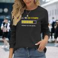 All-In En Cours Poker Humour Cadeau Poker Homme Tapis Jetons T-shirt à manches longues Cadeaux pour elle
