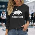 Berliner Löwe Wildschwein Geschenkidee Langarmshirts Geschenke für Sie