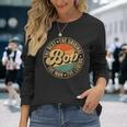 Bob Name Personal First Name Retro Bob Father's Day Long Sleeve T-Shirt Gifts for Her