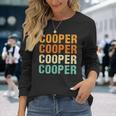 Cooper Nachname Familientreffen Nachname Personalisiert Langarmshirts Geschenke für Sie