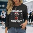 Dachshund Wiener Doxie Dog Nightdress Pyjamas Christmas Langarmshirts Geschenke für Sie