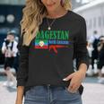 Dagestan Flag Stolzer Dagestani Langarmshirts Geschenke für Sie