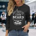 Damen Das Ist Was Ich Mache Ich Züchte Beard Und Ich Weiß Dinge Mit-Ausschnitt Langarmshirts Geschenke für Sie