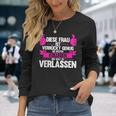 Diese Frau Isterrückt Genug Die Bestn Kollegen D Kollege Langarmshirts Geschenke für Sie