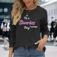 Es Ist Eine Stewardess-Ding Flugbegleiter Für Luftfahrtflugzeuge Langarmshirts Geschenke für Sie